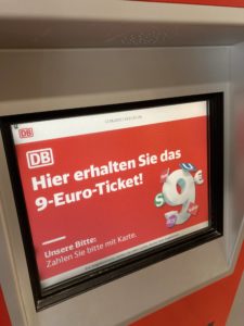 Automat 9 Euro Ticket